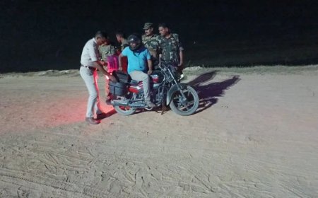 सीतामढ़ी :- अपराध नियंत्रण को लेकर शिवहर पुलिस चलाई वाहन जांच अभियान