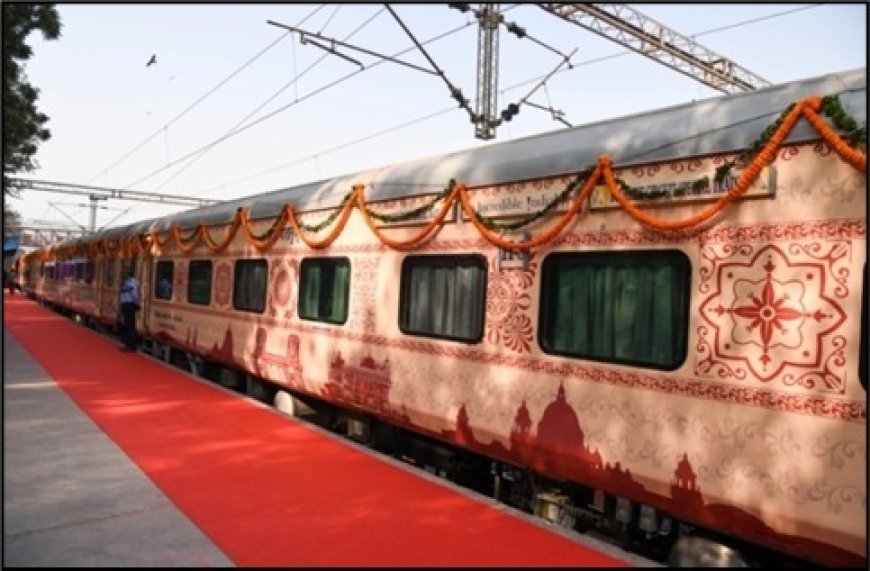 उत्तर पूर्वी राज्यों की सैर कराने 22 अप्रैल 025 को रवाना होगा भारत गौरव डीलक्स ऐसी पर्यटक ट्रेन
