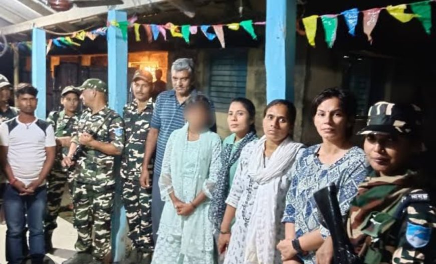 सीतामढ़ी :- मानव तस्करी में दो गुजराती समेत तीन गिरफ्तार, दो नाबालिक लड़कियां कराई गई मुक्त