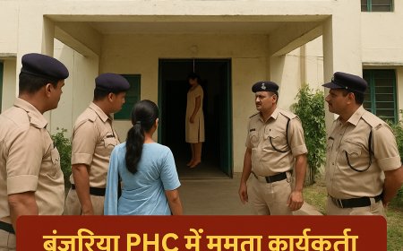 मोतिहारी: बंजरिया PHC में ममता कार्यकर्ता का शव फंदे से लटका मिला, जांच में जुटी पुलिस