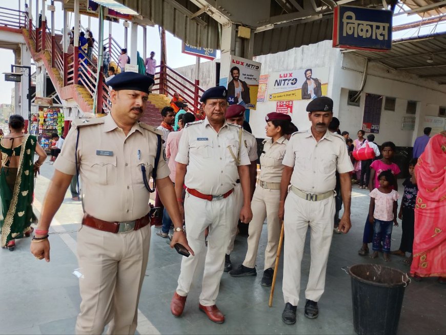 सीतामढ़ी :- भारत - पाकिस्तान के वार के बीच सीतामढ़ी सहित जिले के प्रमुख स्टेशनों पर व्यापक चेकिंग अभियान शुरू
