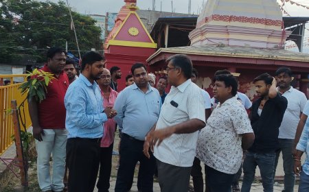 सीतामढ़ी :- श्रावणी मेला को लेकर अनुमंडल प्रशासन के द्वारा बाबा नागेश्वर नाथ मंदिर का  किया निरीक्षण गया, दी गई कई महत्वपूर्ण निर्देश