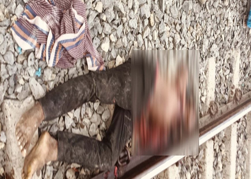 सीतामढ़ी :- ट्रेन के चपेट में आने से एक युवक की हुई ईह लीला समाप्त