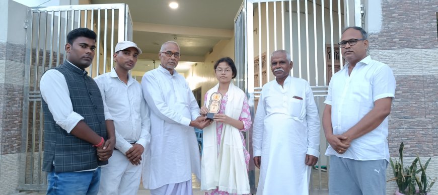 सीतामढ़ी :- मुस्कान ने बढ़ाया सीतामढ़ी जिले का मान : रामेश्वर साह