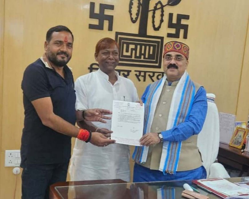 घोड़ासहन नगर पंचायत को शीघ्र मिलेगा विधिवत् दर्जा, जनवरी 2026 में संभावित चुनाव, मंत्री जिवेश मिश्रा से मिले विधायक पवन जायसवाल व भाजपा नेता प्रभु नारायण