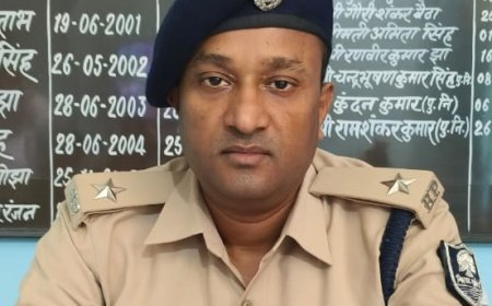 सीतामढ़ी :- बैरगनिया के नए थानाध्यक्ष हुए इंस्पेक्टर उमाशंकर रजक