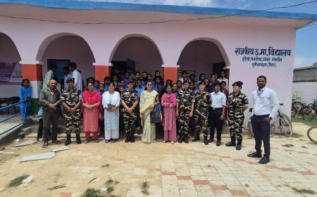 रक्सौल : हरैया स्कूल में चलाया जनजागरूकता अभियान, मानव तस्करी व बाल शोषण पर दी गयी महत्वपूर्ण जानकारी