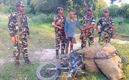 सिकरहना : नेपाल से 590 बोतल नेपाली शराब की तस्करी, आठमोहान एसएसबी ने कारोबारी को किया गिरफ्तार