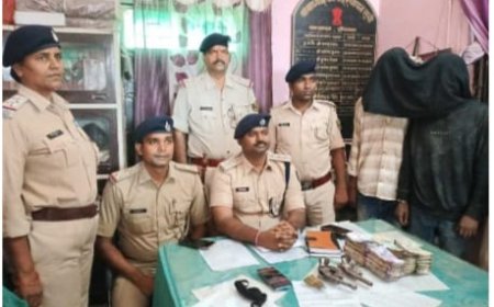 रामगढ़वा : पुलिस की बड़ी कामयाबी, महज साढ़े तीन घंटे में सीएसपी लूटकांड का खुलासा, दो अपराधी गिरफ्तार