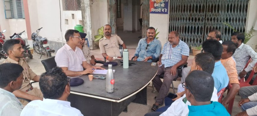 सीतामढ़ी :- मुहर्रम पर्व को लेकर शांति समिति की बैठक