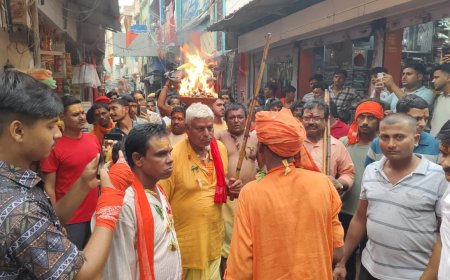 सुगौली : पारंपरिक श्रद्धा के साथ सम्पन्न हुई मां भगवती की खपर पूजा, भक्तिमय माहौल में उमड़ा जनसैलाब