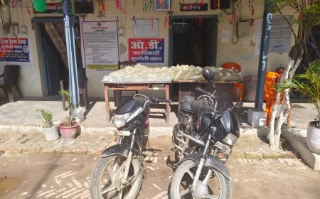 सुगौली : पुलिस ने दो मोटरसाइकिल एवं 315 लीटर देसी शराब बरामद किया