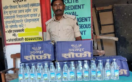 घोड़ासहन : झरौखर थाना क्षेत्र में नेपाली शराब बरामद, संतपुर बॉर्डर पर पुलिस की बड़ी कार्रवाई