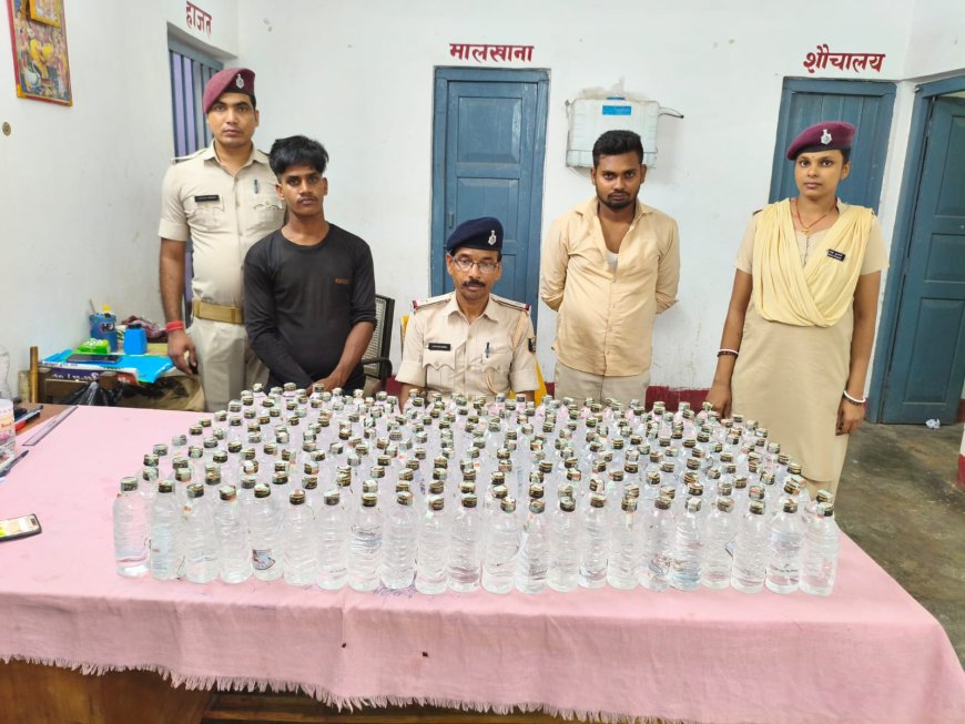 सीतामढ़ी :- भारी मात्रा में नेपाली देशी शराब के साथ दो शातिर गिरफ्तार, जेल