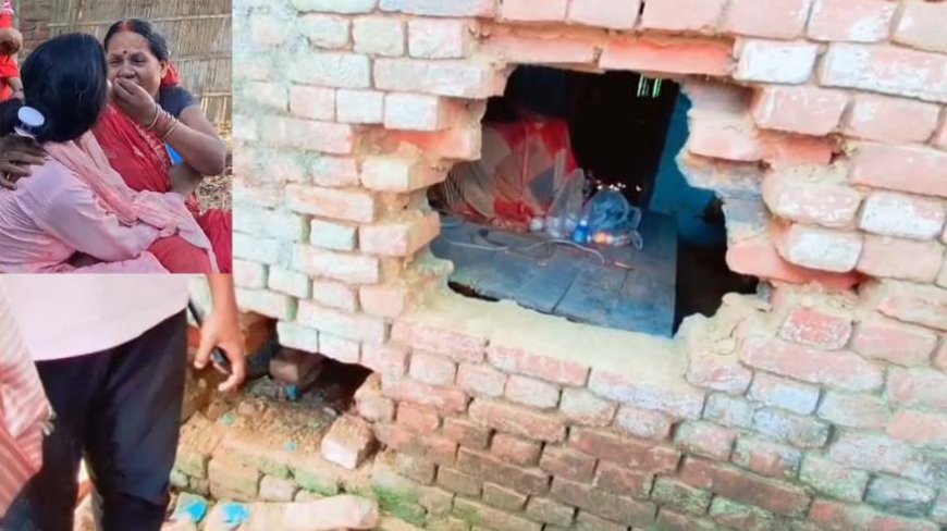 घोड़ासहन : बड़ी चोरी: दीवार तोड़कर चोरों ने उड़ाए दो लाख के गहने और नकदी