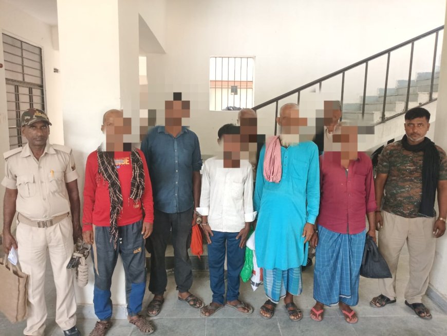 रामगढ़वा। बाइक चोर मास्टरमाइंड सहित एक हत्याकांड में और तीन शराब पियक्कड़ व एक वारंटी को किया गिरफ्तार