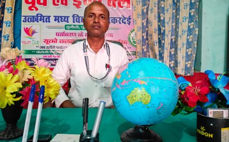 सुगौली: शिक्षा की नई इबारत लिख रहे हैं,प्रधानाध्यापक मो. सैदुल्लाह अंसारी