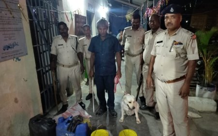 सुगौली: सुगौली पुलिस व ALTF की बड़ी कार्रवाई: हज़ारों लीटर शराब विनष्ट