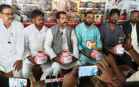 मोतिहारी: चंपारण के सर्वांगीण विकास को लेकर माटी कलश आंदोलन