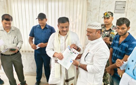 मोतिहारी: जदयू नेता आबीद हुसैन ने राज्यसभा सांसद संजय झा से की मुलाकात