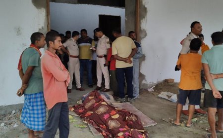सुगौली : निर्माणाधीन विवाह भवन में दर्दनाक हादसा, ऊँचाई से गिरकर मजदूर की मौत