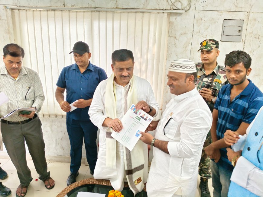 मोतिहारी: जदयू नेता आबीद हुसैन ने राज्यसभा सांसद संजय झा से की मुलाकात