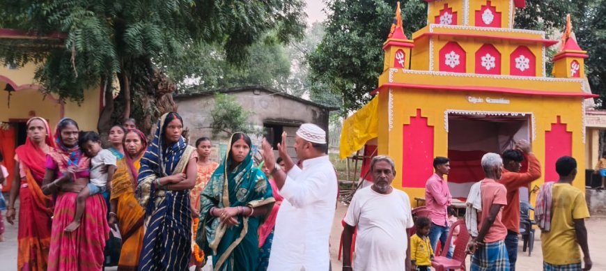 सुगौली: सुगौली विधानसभा में आबिद हुसैन का तूफानी जनसंपर्क अभियान