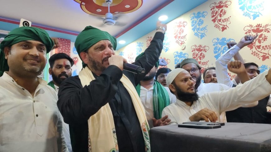 सुगौली: वारिस पठान की सभा, चुनावी सरगर्मी तेज