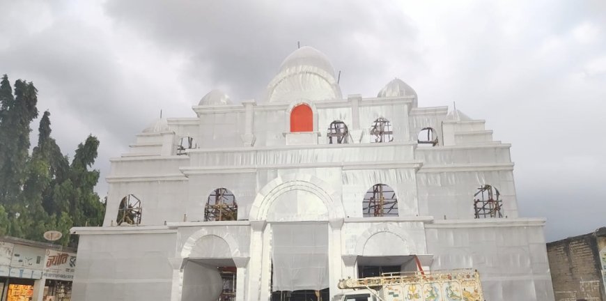 सुगौली: नवरात्र का उल्लास, माँ चंद्रघंटा की पूजा-अर्चना