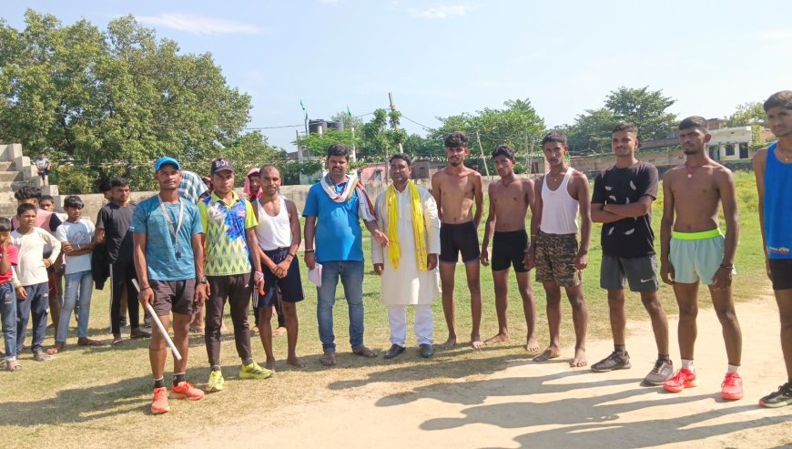 सुगौली: सुगौली महोत्सव का भव्य शुभारंभ  धनही एम.जे.के स्टेडियम में खेलकूद व सांस्कृतिक कार्यक्रमों की धूम