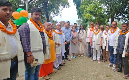 सुगौली: गांधी जयंती पर स्वतंत्रता सेनानियों के परिजनों का हुआ सम्मान