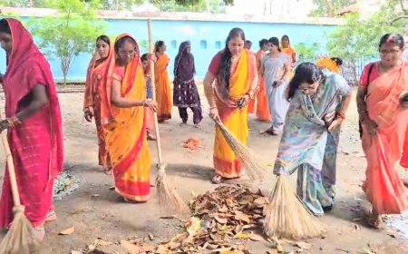 सुगौली: सेवा पखवाड़ा के तहत चला स्वच्छता एवं वृक्षारोपण अभियान