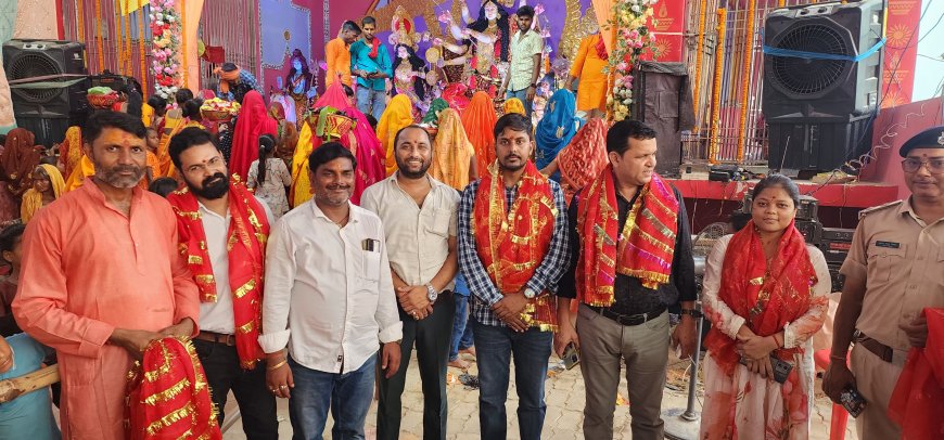 सीतामढ़ी :- बोखड़ा में 12 स्थलों पर हो रहे माता भगवती की पूजा अर्चना