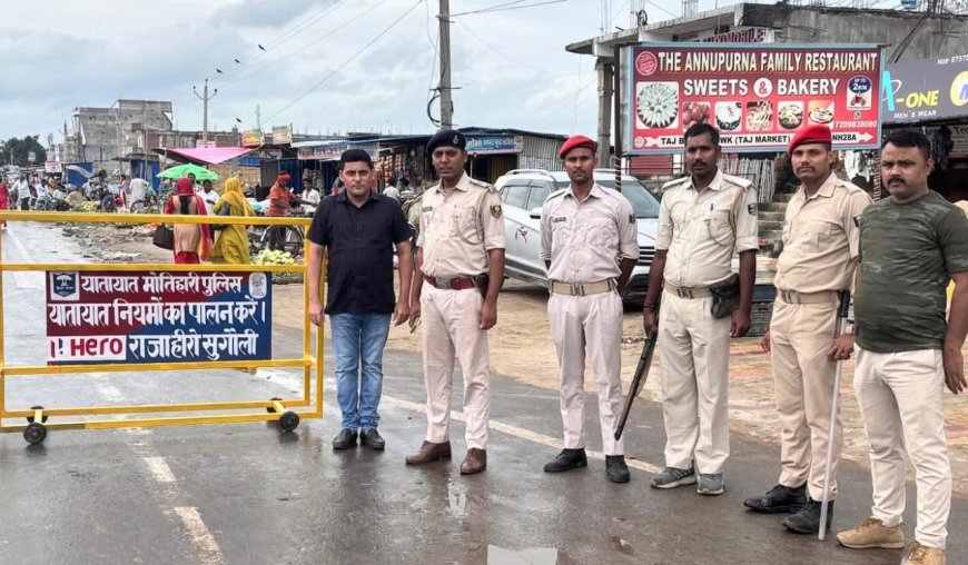 सुगौली: सुरक्षित यातायात के लिए उठाया सराहनीय कदम