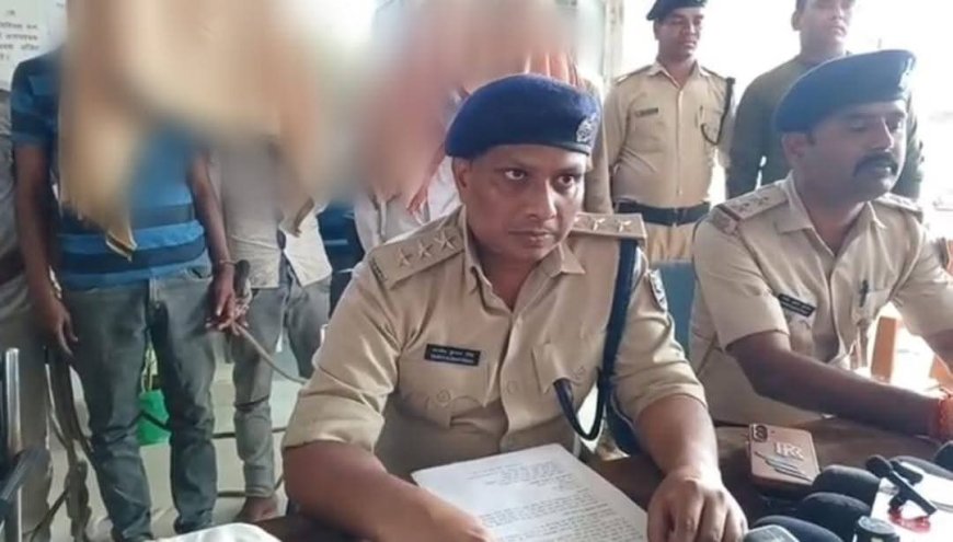 सीतामढ़ी : पुलिस को बड़ी सफलता, चार अपराधी हथियारों सहित गिरफ्तार