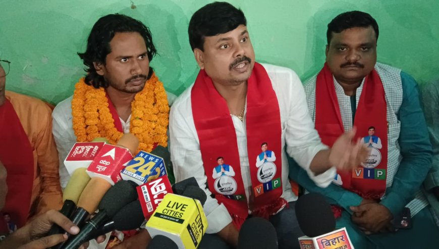 सुगौली: सुगौली में बदला चुनावी खेल, चौधरी को मनोज सहनी का समर्थन