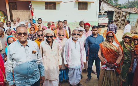 सीतामढ़ी :- निः शुल्क आंख जांच शिविर में सैकड़ों लोगों का हुआ आंख की जांच