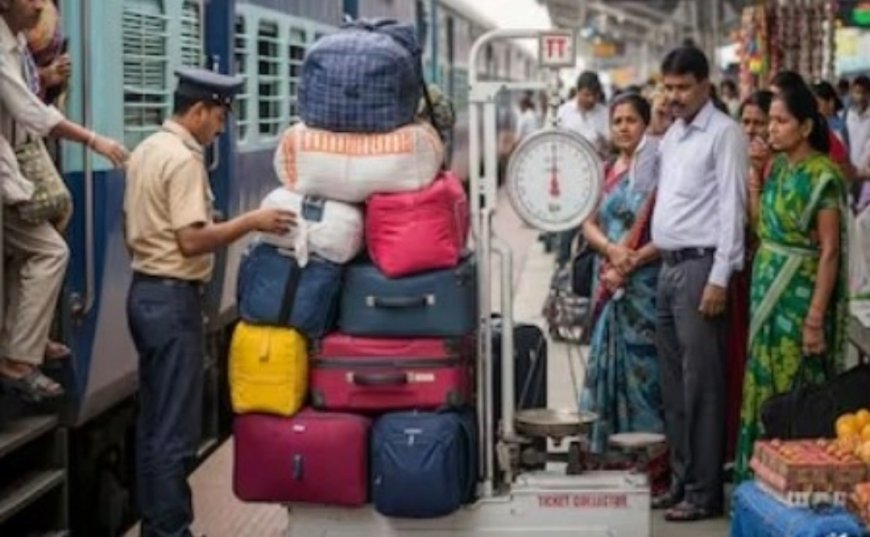 सीतामढ़ी :- ट्रेन में भी प्लेन वाला रूल, एसी में मात्र 70 किलो तक फ्री, फिर देना होगा चार्ज, अन्य क्लास का भी जाने हाल