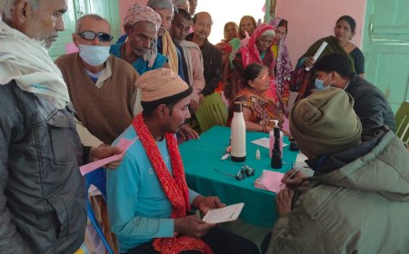 घोड़ासहन : टी आर एम पी हाई स्कूल में निःशुल्क नेत्र जांच शिविर का आयोजन, जरूरतमंदों को मिलेगा मुफ्त चश्मा व ऑपरेशन सुविधा