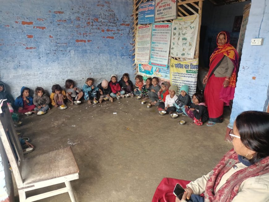 सीतामढ़ी :- प्रवेक्षिका के निरीक्षण में एक सेविका व तीन सहायिका के वेतन कटौती पर हुई कारवाई