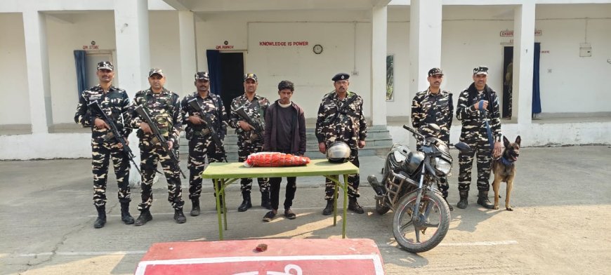 सीतामढ़ी :- भारी मात्रा में गांजा के साथ तस्कर गिरफ्तार