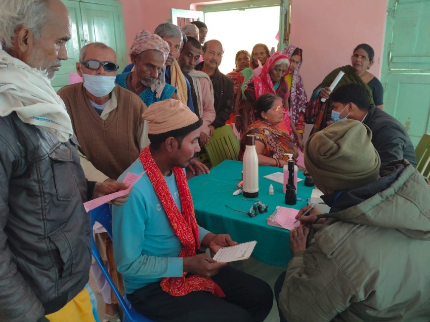 घोड़ासहन : टी आर एम पी हाई स्कूल में निःशुल्क नेत्र जांच शिविर का आयोजन, जरूरतमंदों को मिलेगा मुफ्त चश्मा व ऑपरेशन सुविधा