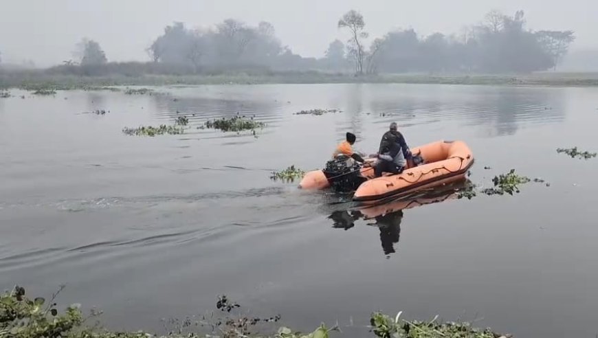 सीतामढ़ी :- स्नान करने के दौरान पोखर में डूबा युवक, शव की खोज में दो दिनों से परेशान एनडीआरएफटिम, नहीं मिल शव