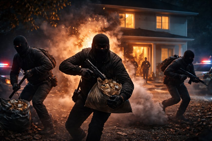 सीतामढ़ी : देर रात बड़ी डकैती, बमबाजी से दहला इलाका, करीब डेढ़ दर्जन हथियारबंद अपराधियों ने घर में घुसकर की लाखों की लूट