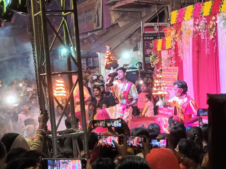 रामगढ़वा । महाशिवरात्रि पावन पर्व पर श्रद्धालुओं ने किया शिवलिंग पर जलाभिषेक व निकली शोभायात्रा