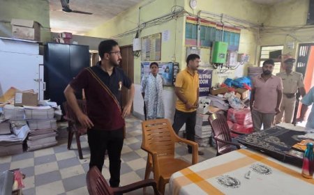 कोटवा PHC में औचक निरीक्षण, स्वास्थ्य व्यवस्था की खुली पोल, कई कर्मी नपेंगे