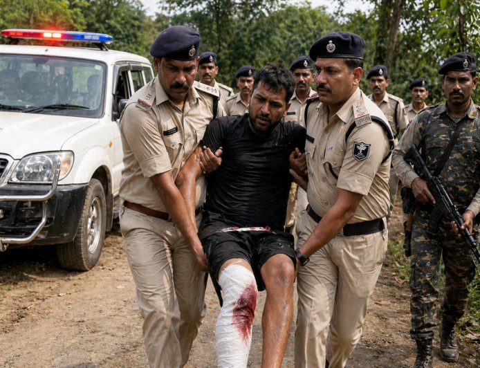 बिहार पुलिस का बड़ा एक्शन, नवादा में 50 हजार के इनामी बदमाश मिंटू यादव एनकाउंटर में घायल