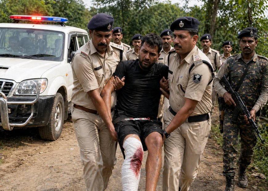 बिहार पुलिस का बड़ा एक्शन, नवादा में 50 हजार के इनामी बदमाश मिंटू यादव एनकाउंटर में घायल