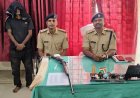 रामगढ़वा : संभावित बड़ी वारदात टली, एकनाली बंदूक और धारदार हथियार के साथ युवक गिरफ्तार