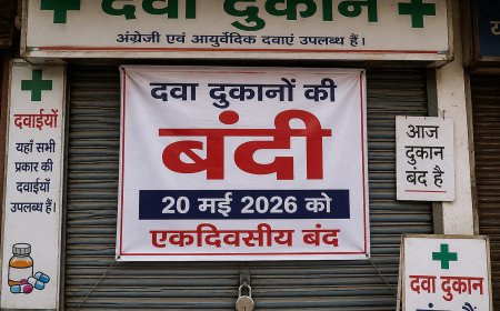 20 मई को देशभर में दवा दुकानों की बंदी, ऑनलाइन दवा कंपनियों के खिलाफ बड़ा विरोध